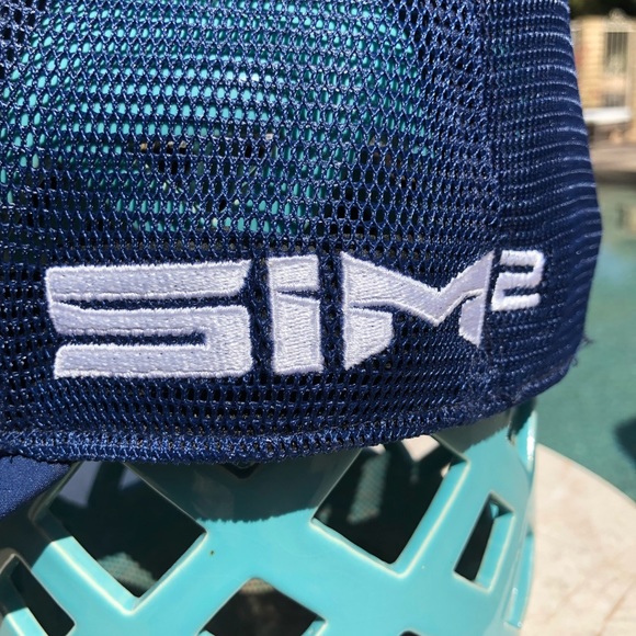 TaylorMade Navy Blue SIM2 TP5 A-Flex Mesh Golf Cap L-XL - Picture 5 of 11